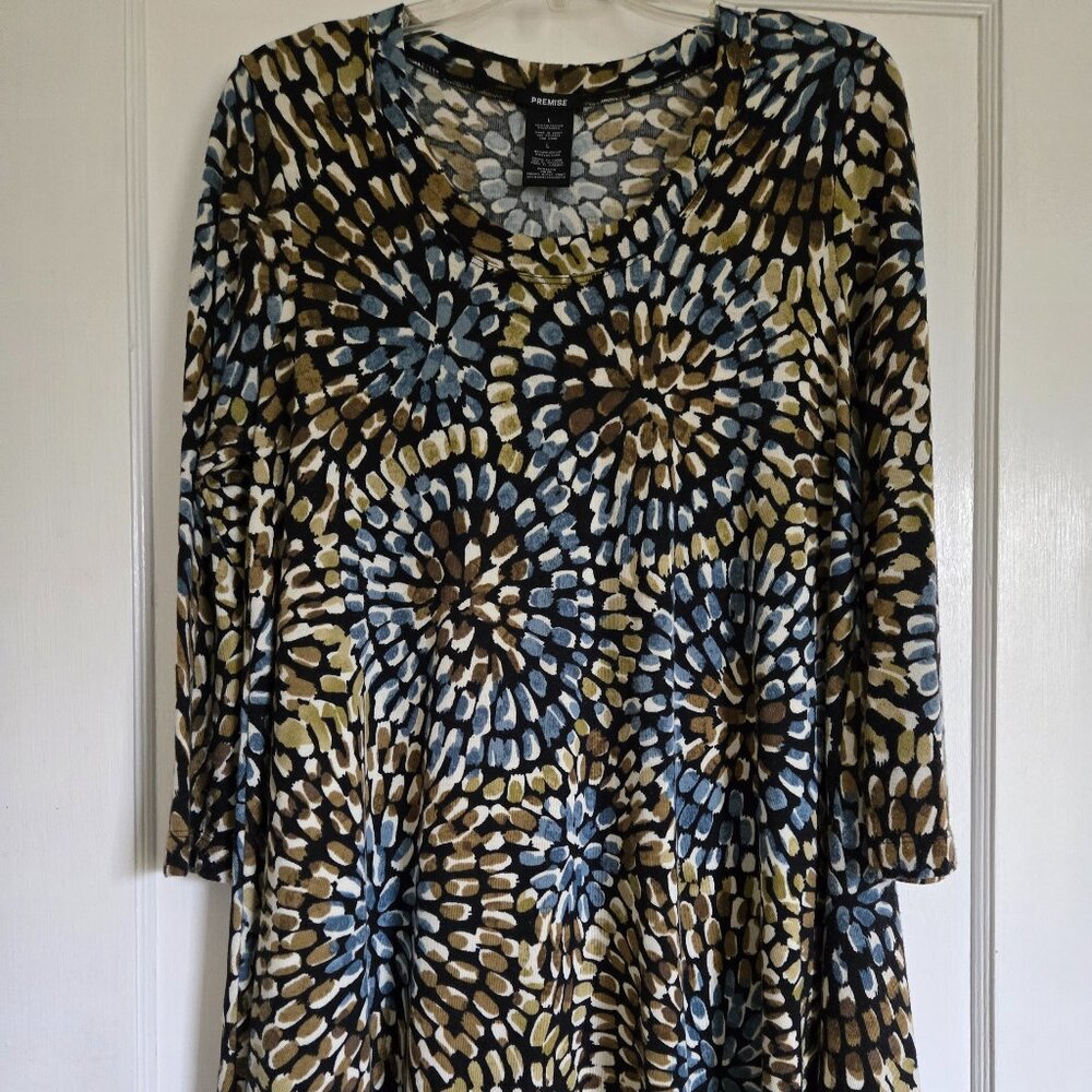 Premise Multi-Colored Knit Blouse